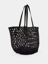 Saint Laurent Black Panier Soup Calfskin Shoulder Bag