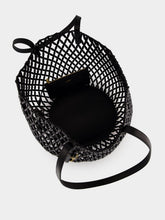 Saint Laurent Black Panier Soup Calfskin Shoulder Bag