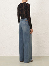 Zimmermann Black Lace Bodysuit