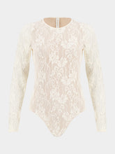 Zimmermann White Lace Bodysuit