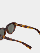 Saint Laurent Medium Havana and Grey SL 859 Cat-Eye Sunglasses