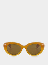 Saint Laurent Mustard SL 859 Cat-Eye Sunglasses
