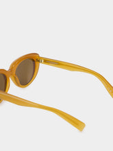 Saint Laurent Mustard SL 859 Cat-Eye Sunglasses