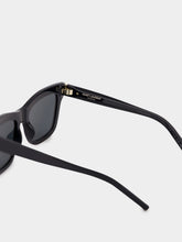 Saint Laurent Black SL M156 Square Sunglasses