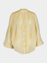Zimmermann Acadian Sand Embroidered Blouse