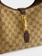 Gucci Sand and Brown Jackie 1961 Medium Shoulder Bag