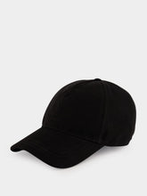 Saint Laurent Black Cassandre Cotton Denim Twill Cap