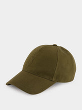 Saint Laurent Khaki Cassandre Cotton Denim Twill Cap