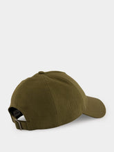 Saint Laurent Khaki Cassandre Cotton Denim Twill Cap