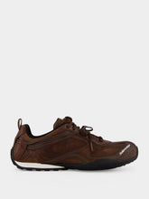 Balenciaga Brown and Black Radar Leather Sneakers