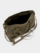 Balenciaga Army Green Le City Medium Leather Handbag
