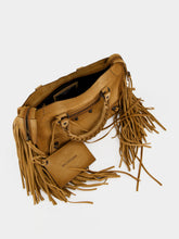 Balenciaga Camel Le City Small Fringe Bag
