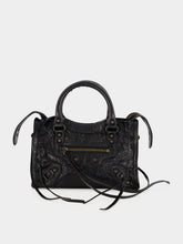 Balenciaga Black Le City Nano Arena Lambskin Shoulder Bag