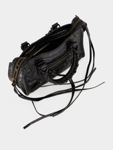 Balenciaga Black Le City Nano Arena Lambskin Shoulder Bag