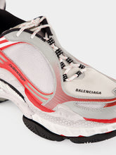 Balenciaga Grey Red and White Triple S.2 Sneakers