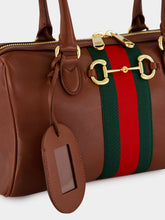 Gucci Chestnut Borsetto Medium Leather Boston Bag