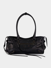 Balenciaga Black East-West Leather City Bag