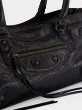 Balenciaga Black East-West Leather City Bag
