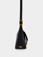 Balenciaga Black Clicca Medium Shoulder Bag