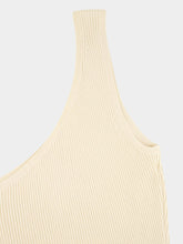 Zimmermann Cream Wylie One-Shoulder Top
