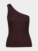 Zimmermann Plum Daylight One Shoulder Top