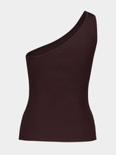 Zimmermann Plum Daylight One Shoulder Top