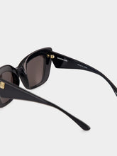 Balenciaga Black Diva Butterfly Acetate Sunglasses