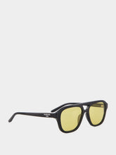 Balenciaga Black Daily Pilot Acetate Sunglasses