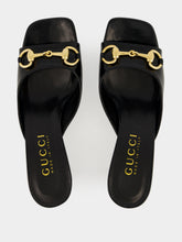 Gucci Black Signora Horsebit Slide Sandals