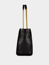 Saint Laurent Black Niki Shopping Vintage Leather Tote Bag