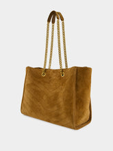 Saint Laurent Caramel Cognac Niki Suede Shopping Bag