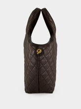 Saint Laurent Dark Chocolate Icare Medium Quilted Bag