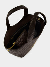 Saint Laurent Dark Chocolate Icare Medium Quilted Bag