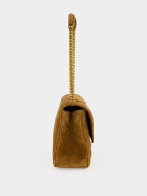Saint Laurent Caramel Cognac Loulou Medium Suede Bag