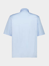 Gucci Light Blue GG Cotton Poplin Shirt