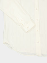 Gucci Ivory Interlocking G Chain Silk Shirt