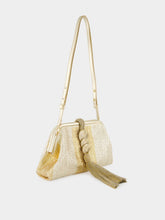 Serena Uziyel Gold and Silver Alessa Clutch Bag