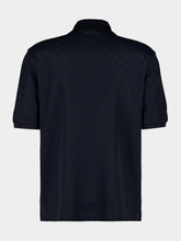 Gucci Dark Blue GG Jersey Polo Shirt