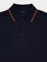 Gucci Dark Blue Cotton Piqué Polo Shirt