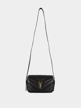 Saint Laurent Black Loulou Toy Matelassé Lambskin Crossbody Bag