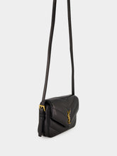 Saint Laurent Black Loulou Toy Matelassé Lambskin Crossbody Bag