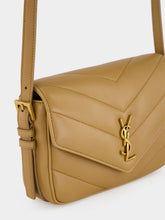 Saint Laurent Natural Tan Loulou Toy Crossbody Bag