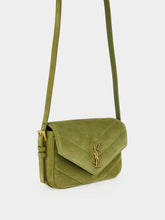 Saint Laurent Green Loulou Toy Suede Crossbody Bag