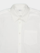 McQueen White Cotton Short Sleeve Shirt