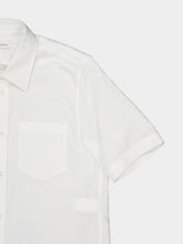 McQueen White Cotton Short Sleeve Shirt