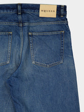 McQueen Blue Relaxed Fit Cotton Jeans