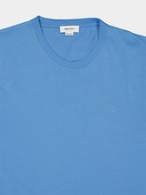 McQueen Blue Embossed Cotton T-Shirt