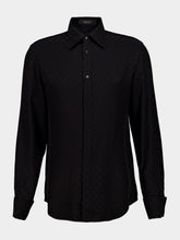 Gucci Black GG Fluid Viscose Shirt