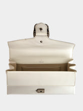 Gucci White Leather Dionysus Medium Shoulder Bag