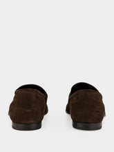 Gucci Brown Suede Como Loafers
